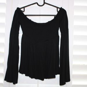 MOSSIMO SUPPLY Co. Women's Long Sleeve Scrunch Bust Blouse